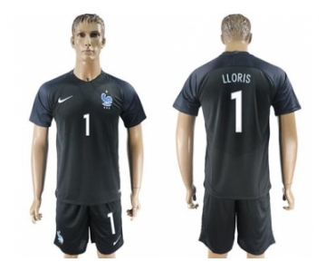 France #1 LLORIS Away Soccer Country Jersey