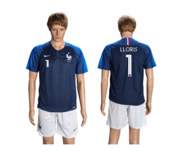 France #1 LLORIS Home Soccer Country Jersey