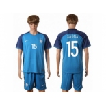 France #15 Sagna Home Soccer Country Jersey