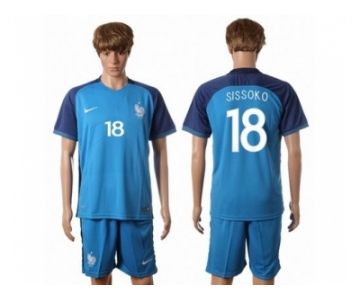 France #18 Sissoko Home Soccer Country Jersey