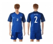 France #2 Jallet Blue Soccer Country Jersey