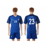 France #23 Costil Blue Soccer Country Jersey
