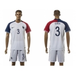France #3 Evra Away Soccer Country Jersey1