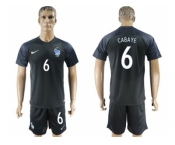 France #6 Cabaye Away Soccer Country Jersey1
