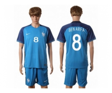 France #8 Benarfa Home Soccer Country Jersey