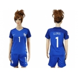 Women France #1 LLORIS Home Soccer Country Jersey