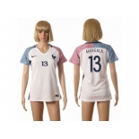 Women France #13 Mangala Away Away Soccer Country Jersey