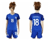 Women France #18 Sissoko Home Soccer Country Jersey