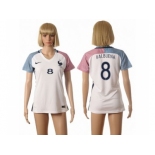 Women France #8 Valbuena Away Away Soccer Country Jersey