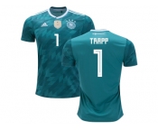 Germany #1 Trapp Away Soccer Country Jersey