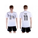 Germany #11 Reus White Home Soccer Country Jersey