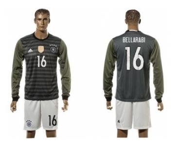 Germany #16 Bellarabi Away Long Sleeves Soccer Country Jersey