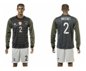 Germany #2 Mustafi Away Long Sleeves Soccer Country Jersey