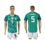 Germany #5 Hummels Away Soccer Country Jersey