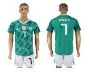 Germany #7 Draxler Away Soccer Country Jersey