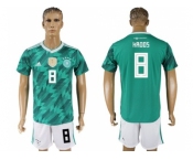 Germany #8 Kroos Away Soccer Country Jersey