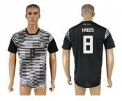 Germany #8 Kroos Black Soccer Country Jersey