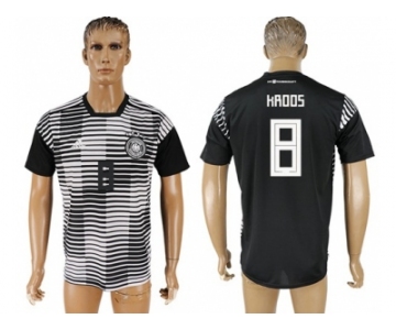 Germany #8 Kroos Black Soccer Country Jersey