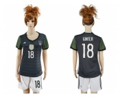 Women's Germany #18 Ginter Away Soccer Country Jersey