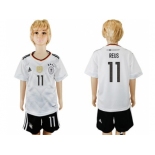 Germany #11 Reus White Home Kid Soccer Country Jersey