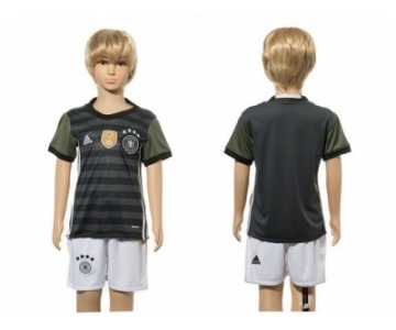 Germany Blank Away Kid Soccer Country Jersey
