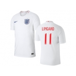 England #11 Lingard Home Thai Version Soccer Country Jersey