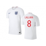 England #8 Lallana Home Thai Version Soccer Country Jersey