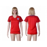 Women England Blank Away Soccer Country Jersey1