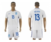 Greece #13 Vellidis Home Soccer Country Jersey