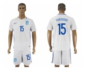 Greece #15 Torosidis Home Soccer Country Jersey