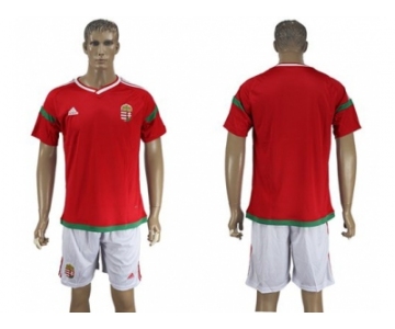 Hungary Blank Home Soccer Country Jersey