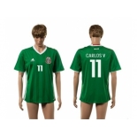 Mexico #11 Carlos V Green Home Soccer Country Jersey1