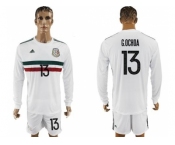 Mexico #13 G.Ochoa Away Long Sleeves Soccer Country Jersey