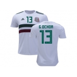 Mexico #13 G.Ochoa Away Soccer Country Jersey