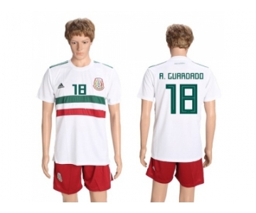 Mexico #18 A.Guardado Away Soccer Country Jersey