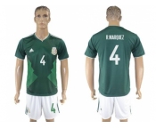Mexico #4 R.Marquez Green Home Soccer Country Jersey