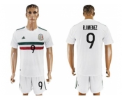 Mexico #9 R.Jimenez Away Soccer Country Jersey