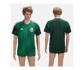 Mexico Blank Green Training Soccer Country Jersey