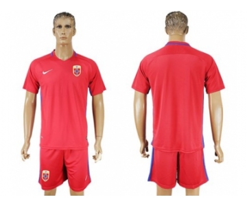 Norway Blank Home Soccer Country Jersey