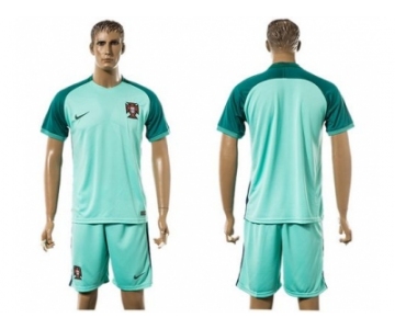 Portugal Blank Away Soccer Country Jersey1