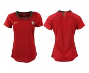 Women Portugal Blank Home Soccer Country Jerseys