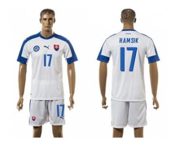 Slovakia #17 Hamsik Home Soccer Country Jersey