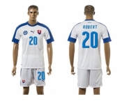 Slovakia #20 Robert Home Soccer Country Jersey