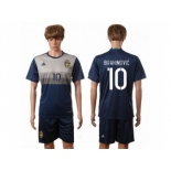 Sweden #10 Ibrahimovic Away Soccer Country Jersey