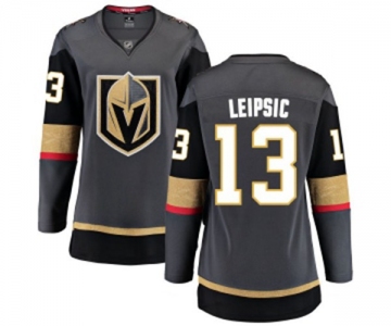Women's Vegas Golden Knights #13 Brendan Leipsic Authentic Black Home Fanatics Branded Breakaway NHL Jersey