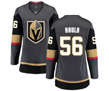 Women's Vegas Golden Knights #56 Erik Haula Authentic Black Home Fanatics Branded Breakaway NHL Jersey
