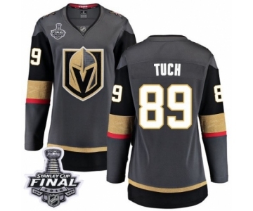 Women's Vegas Golden Knights #89 Alex Tuch Authentic Black Home Fanatics Branded Breakaway 2018 Stanley Cup Final NHL Jersey