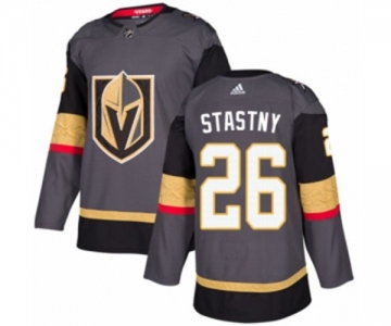 Youth Adidas Vegas Golden Knights #26 Paul Stastny Authentic Gray Home NHL Jersey