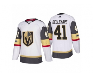 Youth Adidas Vegas Golden Knights #41 Pierre-Edouard Bellemare Authentic White Home NHL Jersey