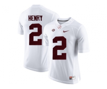 2016 Alabama Crimson Tide Derrick Henry #2 College Football Limited Jersey - White